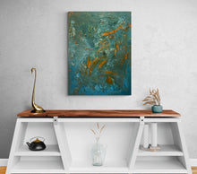 Load image into Gallery viewer, &quot;Kemper&quot;  36&quot;X48&quot;  mixed media on canvas mid-century modern signed by Townley
