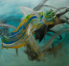 Load image into Gallery viewer, Glass I 48x48 oil on canvas 2021