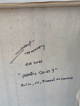 Load image into Gallery viewer, Chrome Series #3 by Abstract New York Artist Shane Townley 72"X48" Click here for more photos