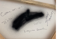 Load image into Gallery viewer, "COME ON IN" 36"x72" Oil on Canvas Art Painting Signed by Contemporary artist Shane Townley