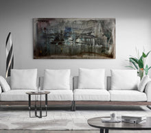Load image into Gallery viewer, &quot;The Move&quot;  72&quot;X36&quot;  Acrylic on Canvas  2021  mid-century modern signed by Townley
