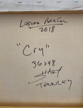 Load image into Gallery viewer, "CRY" 36"x48" Oil on Canvas Art Painting Signed by Contemporary Artist Shane Townley