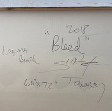 Load image into Gallery viewer, "BLEED" 60"x72" Oil on Canvas Art Painting Signed by Contemporary artist Shane Townley