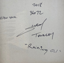 Load image into Gallery viewer, Shane Townley-"RAINING OIL" 36"x72" Contemporary Landscape Art