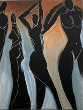 Load image into Gallery viewer, "WOMAN'S RIGHT" by Shane Townley Figurative 35"x46" art oils on canvas