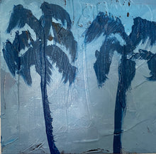 Load image into Gallery viewer, Blue Palm trees