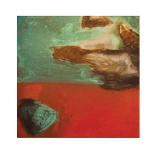 Load image into Gallery viewer, "Time" 48"X48" on linen mixed media, Copper patina, enamel, acrylic