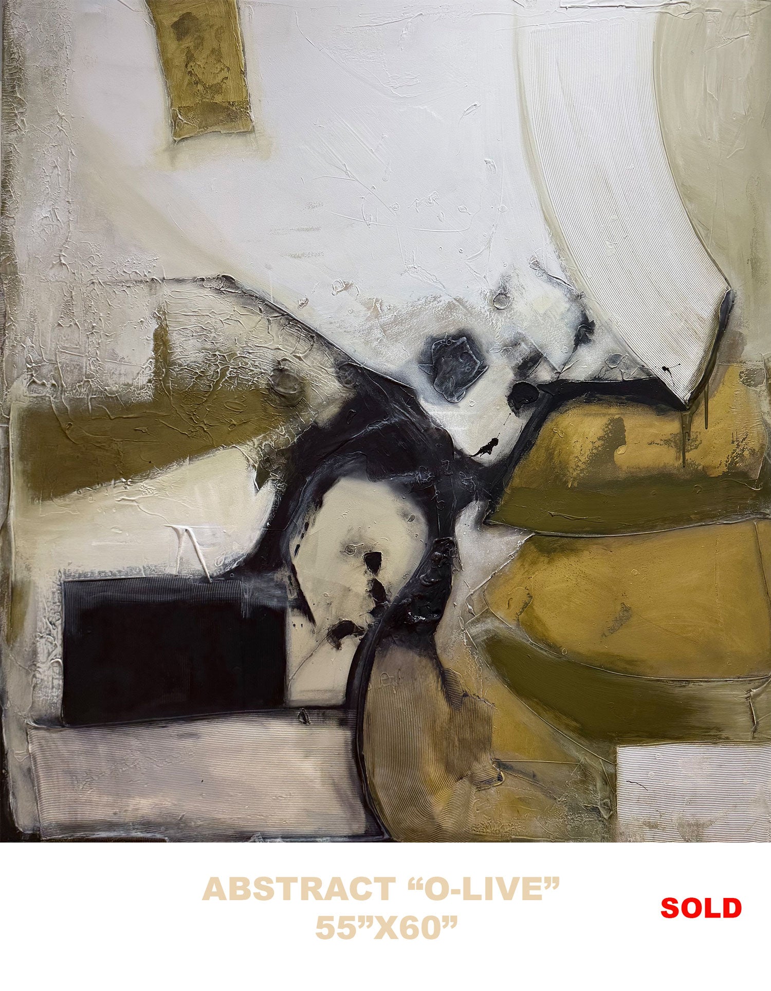 “O-LIVE” Shane Townley contemporary modern abstract 60