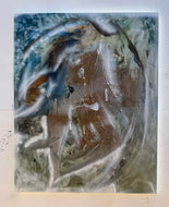 “Gold Sand of the Land” abstract contemporary mixed media by Shane Townley artist