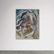 Load image into Gallery viewer, “Gold Sand of the Land” abstract contemporary mixed media by Shane Townley artist
