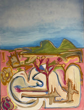 Load image into Gallery viewer, &quot;Desert Hike&quot; Original 36&quot;X48&quot; Mixed Media on Canvas by SHANE TOWNLEY 2025
