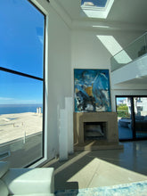 Load image into Gallery viewer, &quot;Laguna Blue Abstract&quot; Original 72X60&quot; Oil on Canvas by SHANE TOWNLEY 2024
