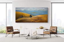 Load image into Gallery viewer, “One” Shane Townley contemporary modern abstract 72&quot;X36&quot; Oil on Wood Panel
