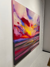 Load image into Gallery viewer, &quot;Down the lake&quot;  48&quot;X60&quot;  Oils on Canvas  2021  mid-century modern signed by Townley
