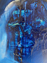 Load image into Gallery viewer, &quot;Blue - One Day you will see me&quot; Oil on canvas, 72&quot;x60&quot;, 2020 Signed
