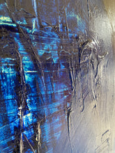 Load image into Gallery viewer, &quot;Blue - One Day you will see me&quot; Oil on canvas, 72&quot;x60&quot;, 2020 Signed
