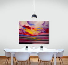 Load image into Gallery viewer, &quot;Down the lake&quot;  48&quot;X60&quot;  Oils on Canvas  2021  mid-century modern signed by Townley
