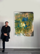 Vote Series #10 by Abstract New York Artist Shane Townley 60”X48