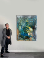 Vote Series #2 by Abstract New York Artist Shane Townley 60”X48