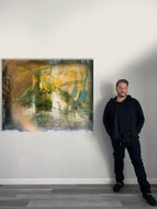 Vote Series #6 by Abstract New York Artist Shane Townley 48”X60