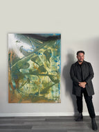 Vote Series #9 by Abstract New York Artist Shane Townley 72
