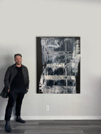 Chrome Series #4 by Abstract New York Artist Shane Townley 60”X48