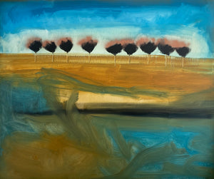 Shane Townley- "BLEED" 60"x72" Contemporary Landscape Art