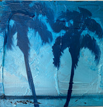 Load image into Gallery viewer, Palm trees with horizon 8”x8”
