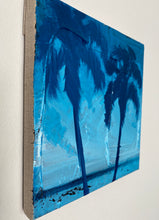 Load image into Gallery viewer, Palm trees with horizon 8”x8”
