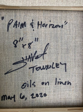 Load image into Gallery viewer, Palm trees with horizon 8”x8”
